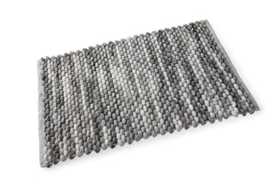 Microfibre Bobble Bath Mat Grey**