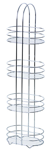 4 Tier Chrome Oval Standing Rack**