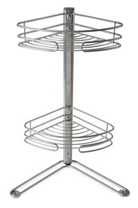 Ascott Corner Freestanding Shower Caddy Silver