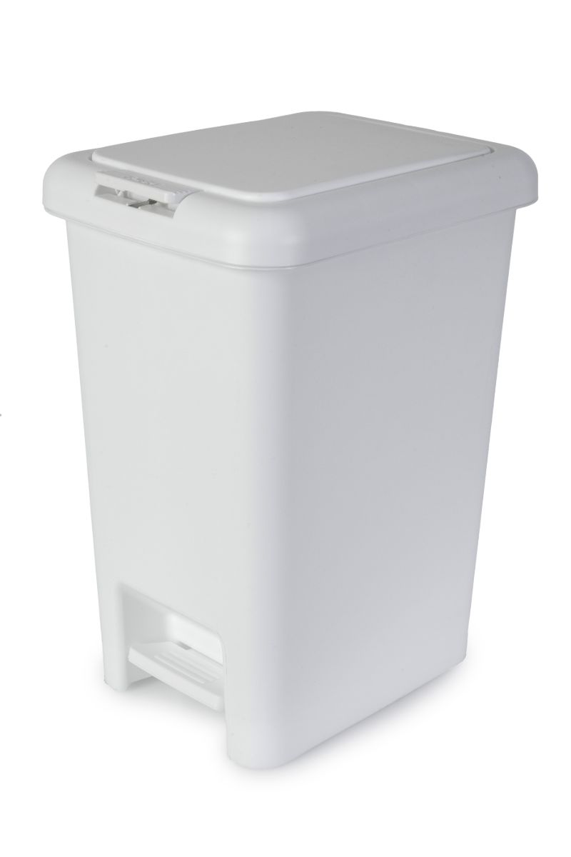 Spectrum 10L Dust Bin Plastic White