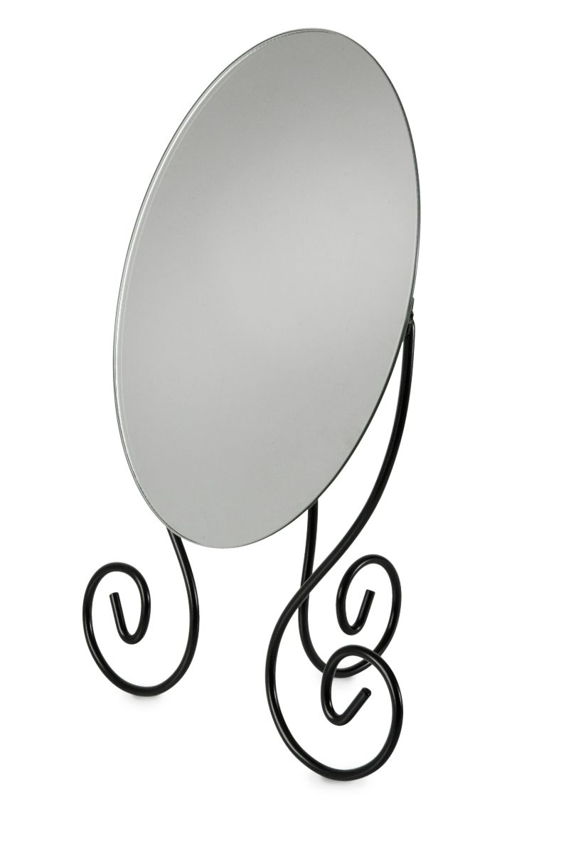 Scroll Mirror Black**