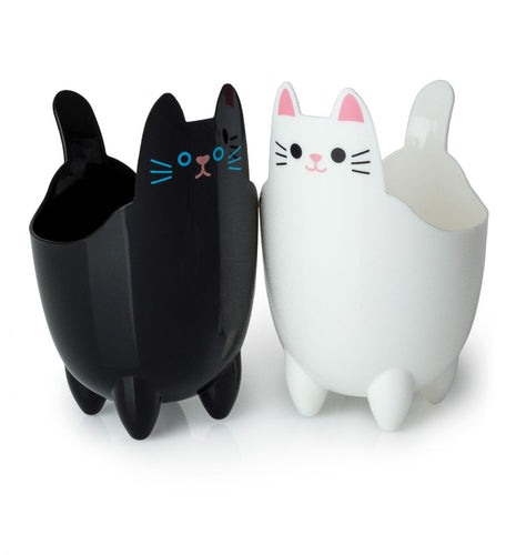 Cat Storage Bin Assorted Wh + Bk**