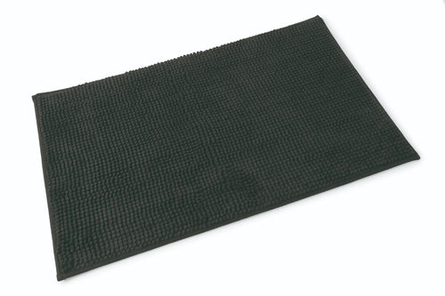 Microfibre Bath Mat Black 50x80cm