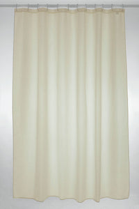 Cream Polyester Shower Curtain 180x180cm