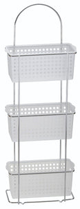 3 Tier Standing Caddy Plastic Baskets