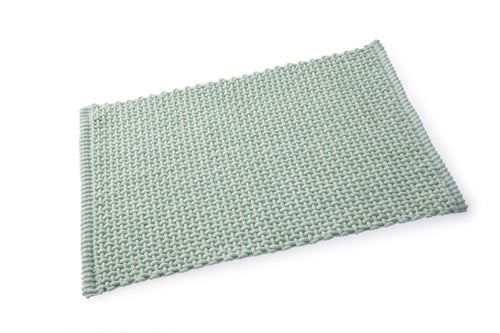 Microfibre Loop Bath Mat Mint**