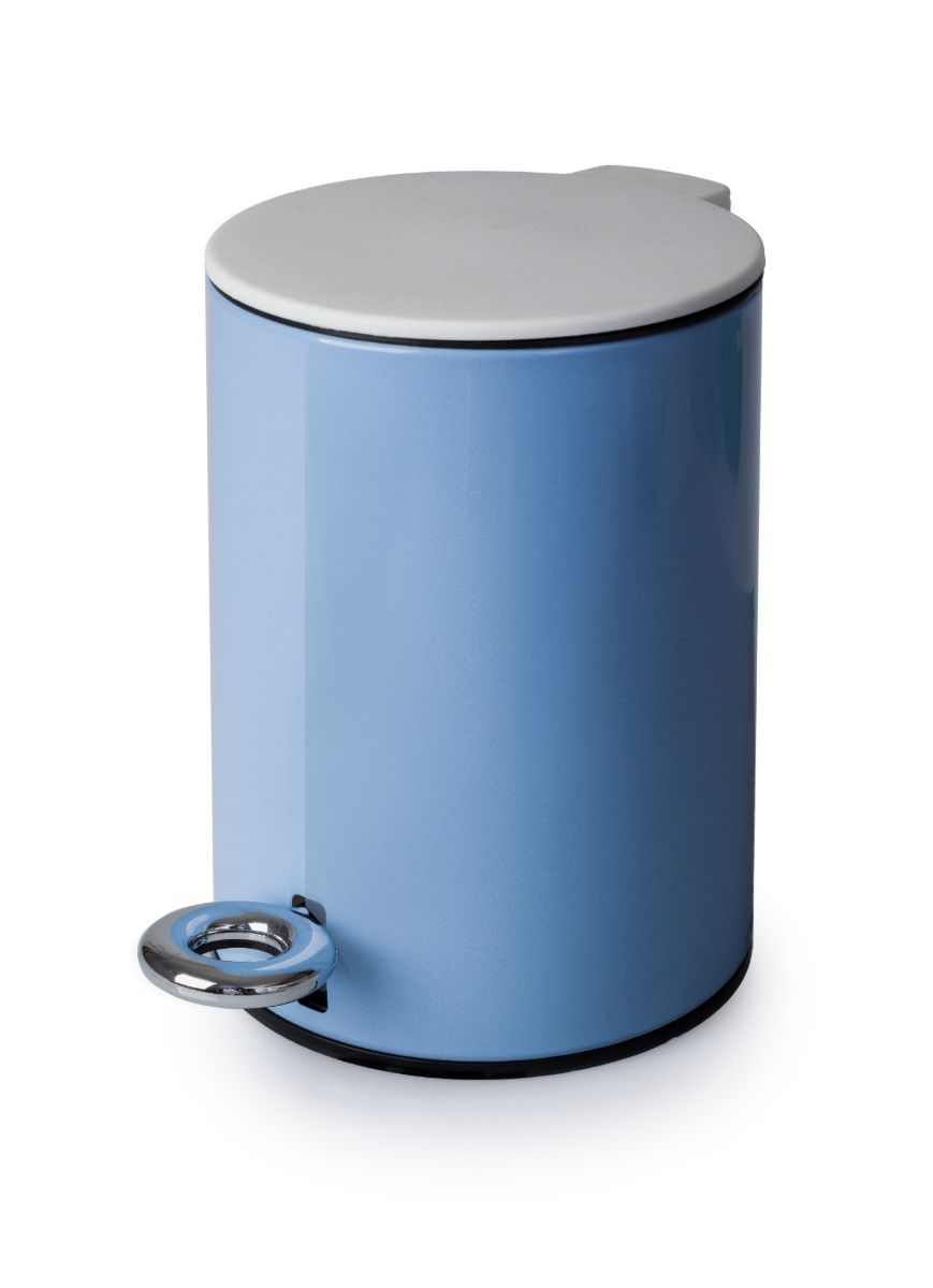 Natura Pedal Bin Soft Close 3L Blue**