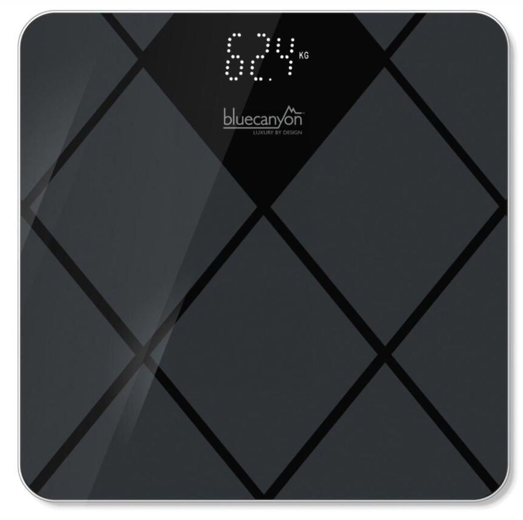 Diamond Design White Display Digital Scale - Max 180kg