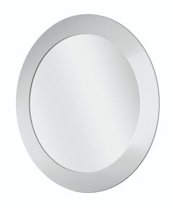 Round Mirror White