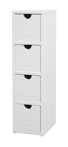 Modena 4 Drawer Cabinet Slim Assembled