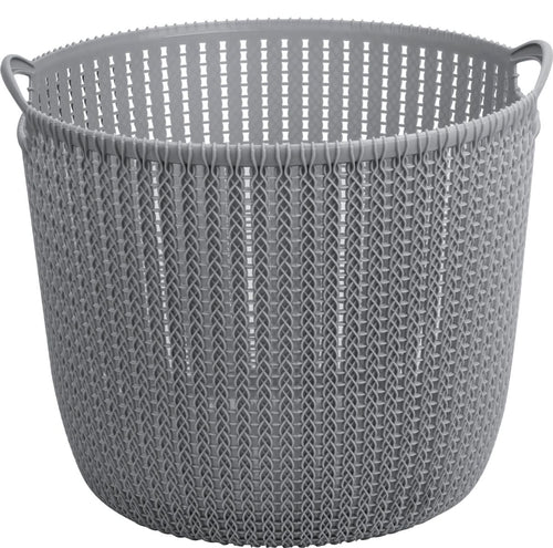 Lace Laundry Basket 28L Grey