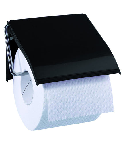 Retro Toilet Roll Holder - Black**