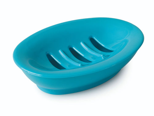 Spectrum Oval Soap Dish Turquoise**