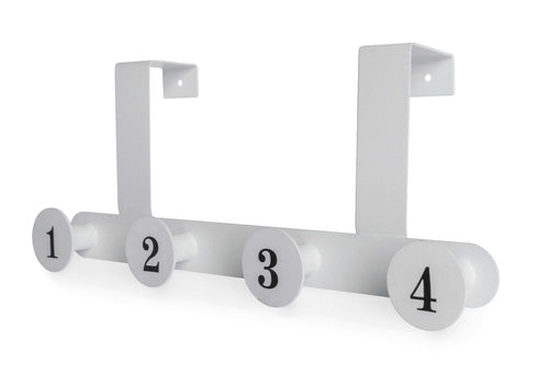 White Over Door Hook Number**