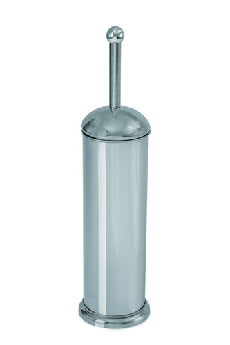Toilet Brush & Holder Round - Stainless Steel**