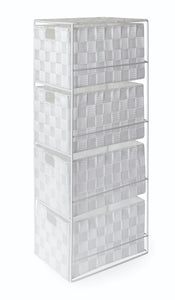 Madrid White Cabinet 4 Drawer