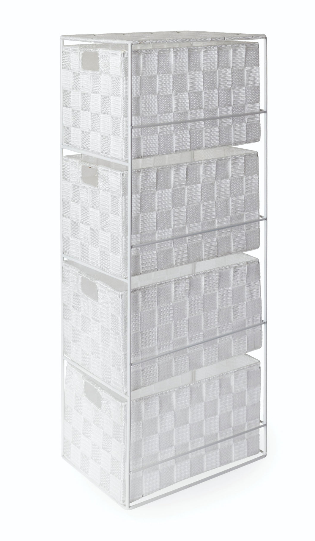 Madrid White Cabinet 4 Drawer