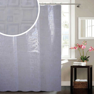 Squares Peva Shower Curtain**