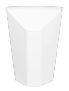 Kobe Corner Swing Bin - White 6.5L**