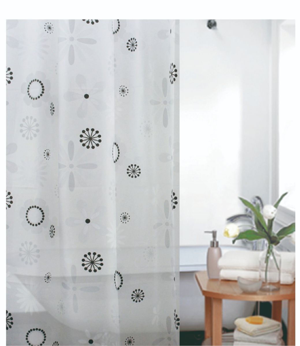 Floral Peva Shower Curtain