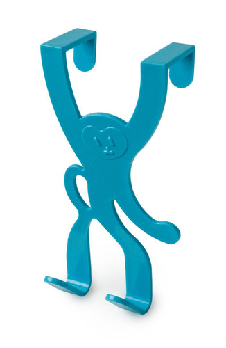 Spectrum Over Door Hook Cheeky Monkey Turquoise**