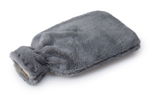 2L Hot Water Bottle + Fur Cover Slate**