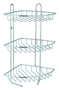 3 Tier Corner Shower Rack Stainless Steel**