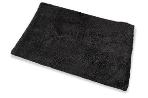 Luxurious Reversible Bath Mat Black**