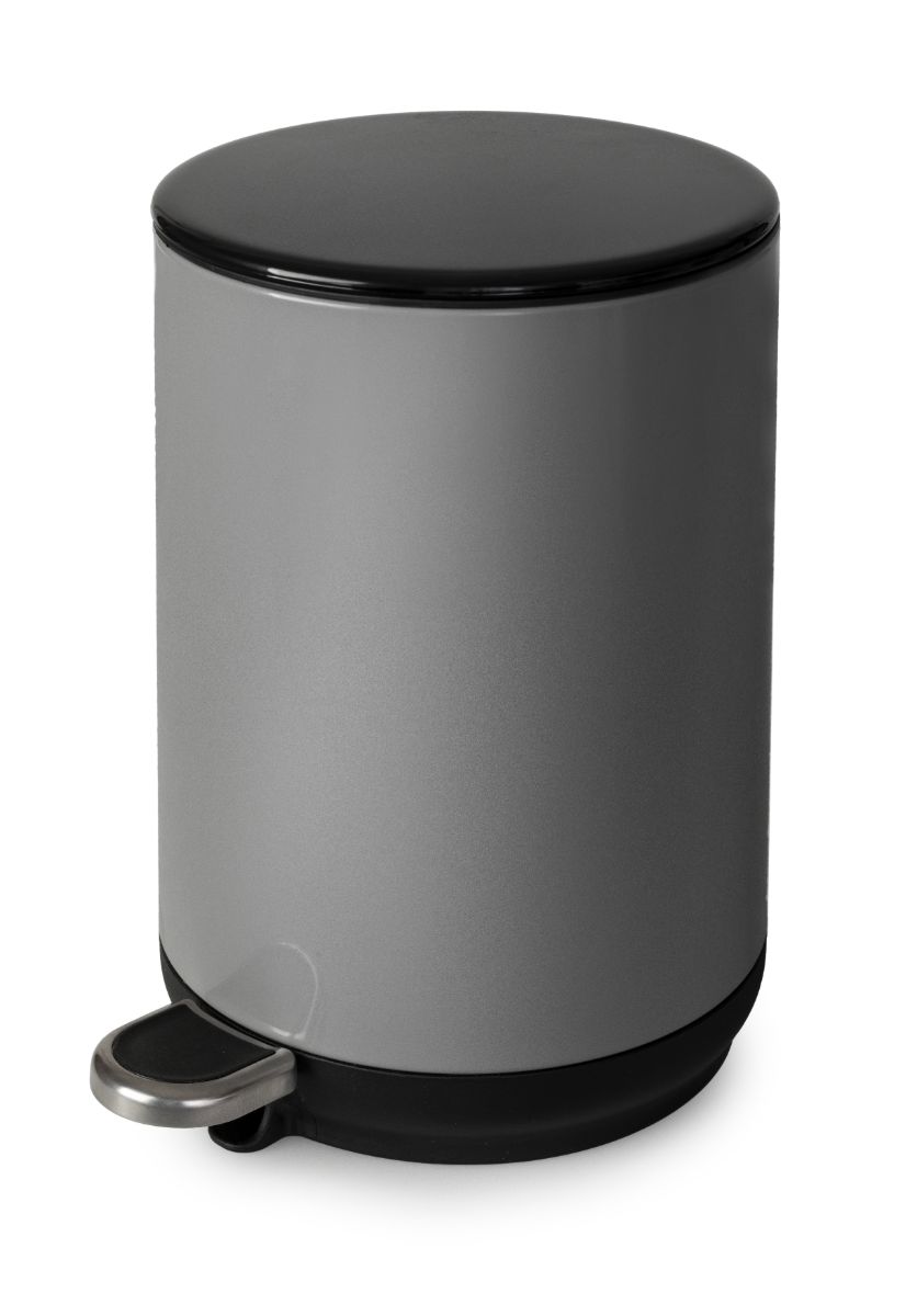 Natura Pedal Bin Soft Close 5L Grey*