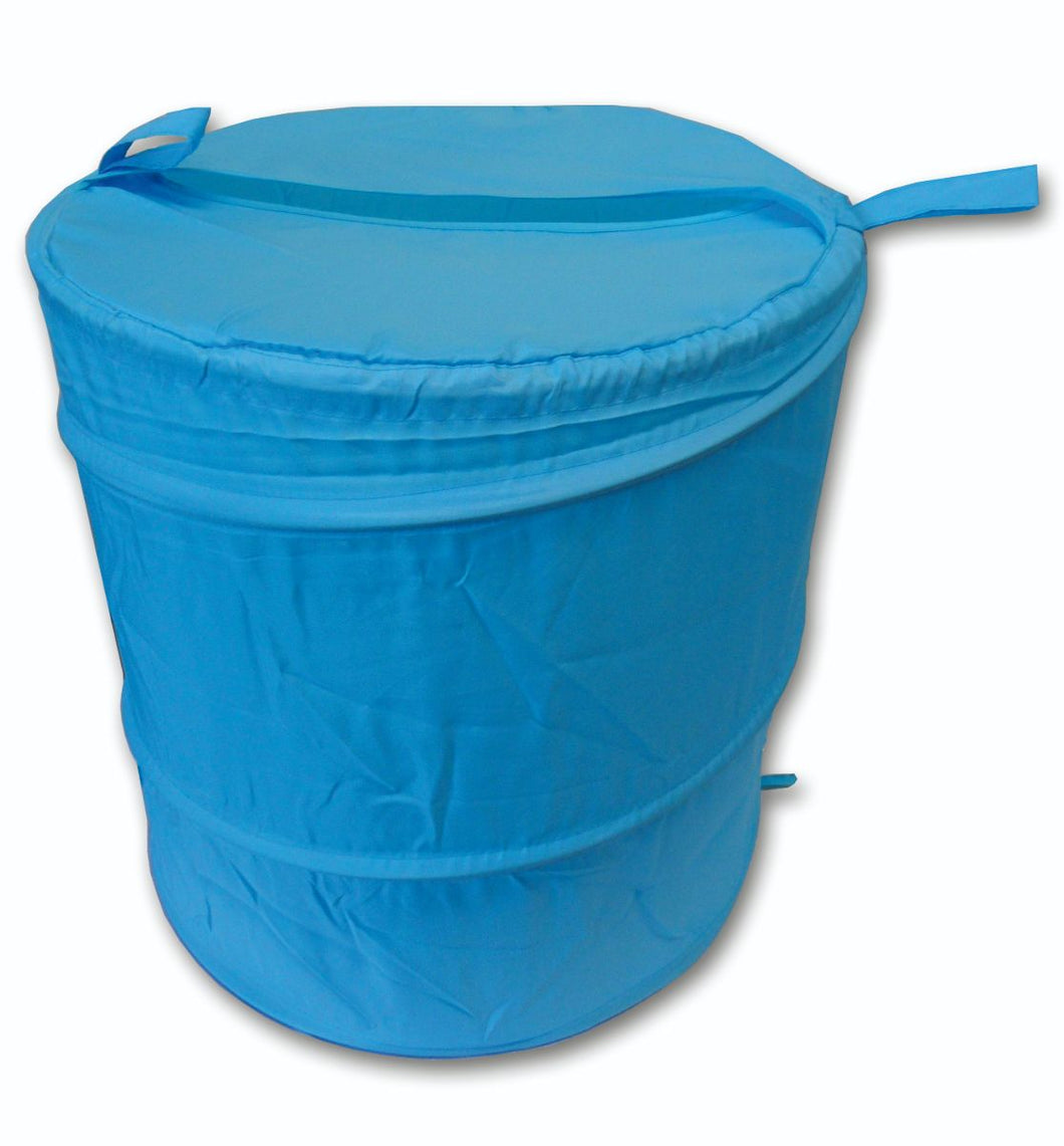 Pop Up Hamper - Blue Polyester