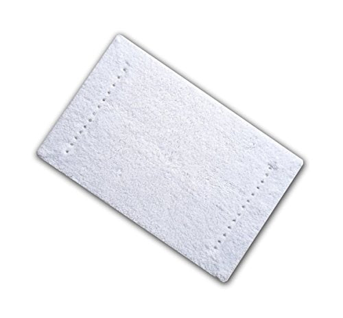 Diamante Luxury Bath Mat - White**