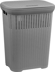 Lace Laundry Hamper 50L Grey