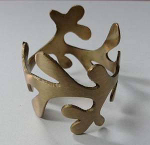 Leaf Napkin Ring - Gold**