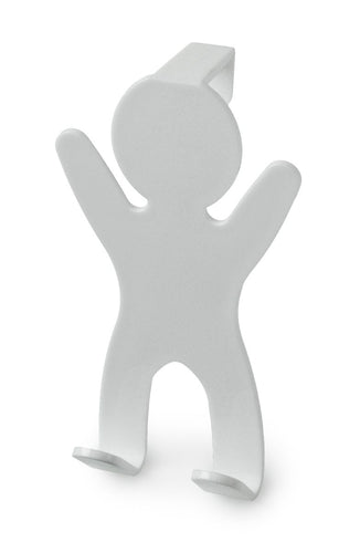 Spectrum Plastic Over Door Hook Man White**