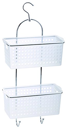 Shower Caddy Hanging Plastic Baskets