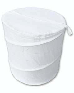 Pop Up Hamper - White Polyester