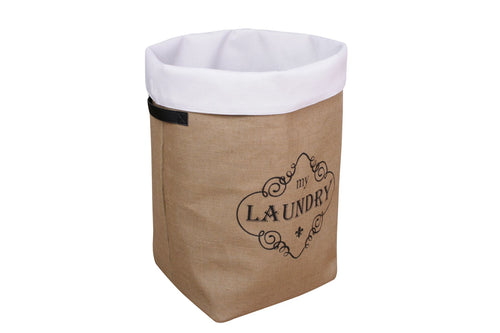 Jute Laundry Hamper**