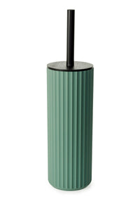 Berkeley Toilet Brush - Green W/Bamboo Lid