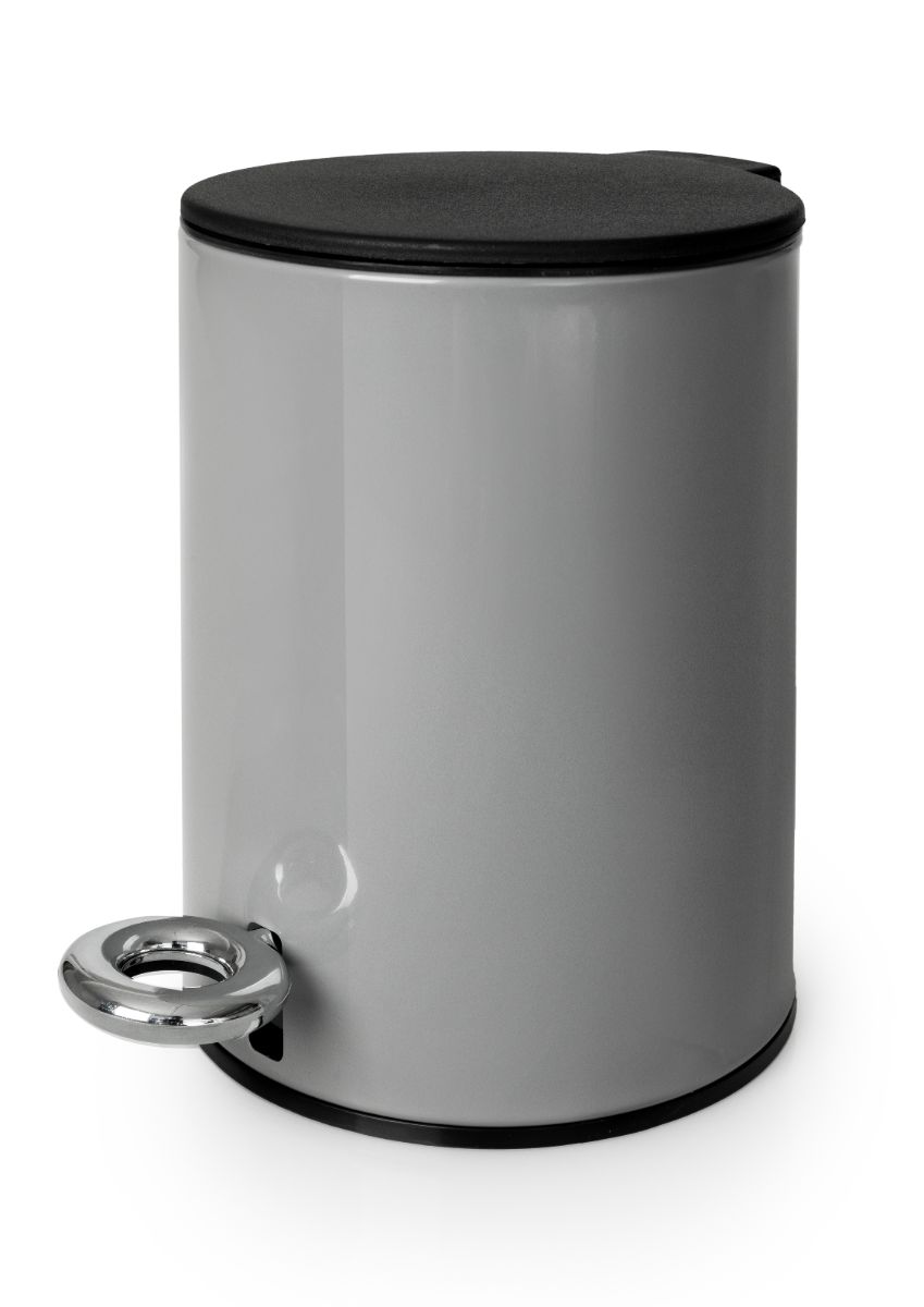 Natura Pedal Bin Soft Close 3L Grey**