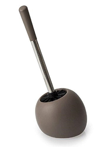 Sorrento Ceramic Toilet Brush & Holder Taupe**