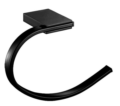 Albany Black Towel Ring*