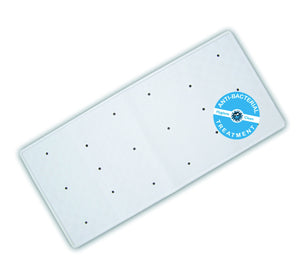 Anti-Bacterial Rubber Bath Mat - White