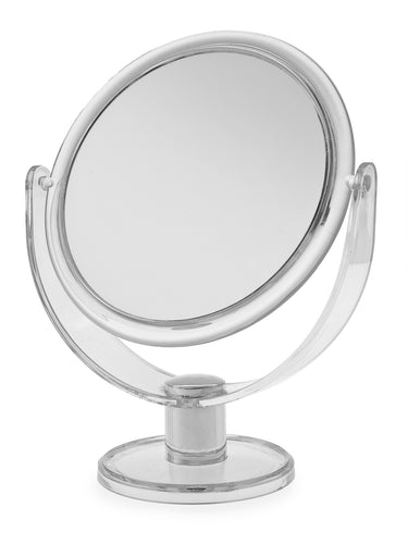 Plastic Round Mirror Clear - Med