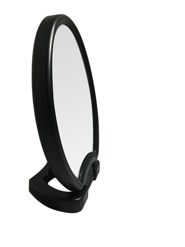 Oblong Mirror with Stand Black**