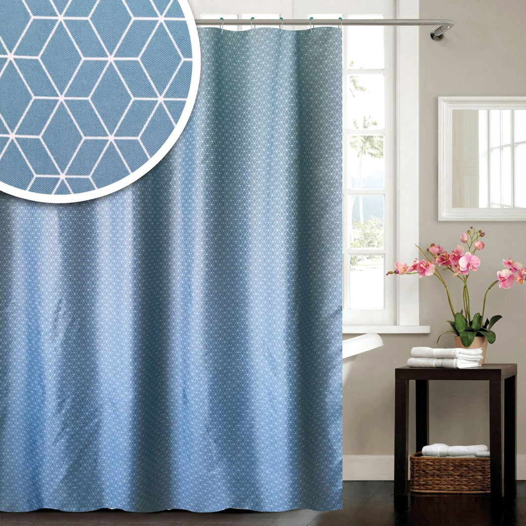 Geometric Shower Curtain**