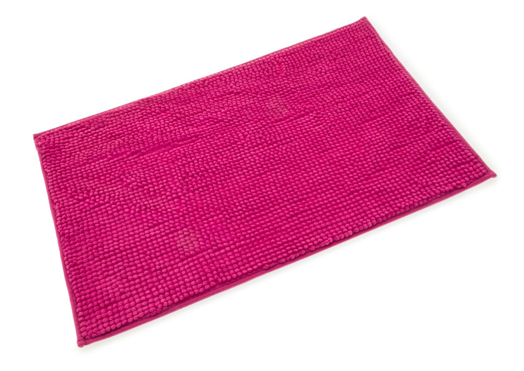 Microfibre Bath Mat Bright Pink 50x80cm**