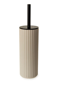 Berkeley Toilet Brush - Almond W/Bamboo Lid