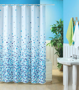 Mosaic Polyester Shower Curtain*