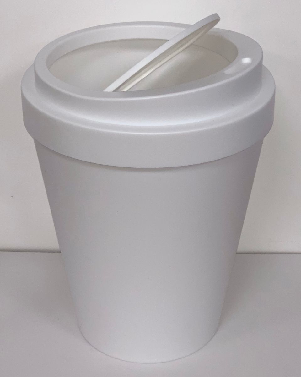 Coffee Cup Dusbin 5L White**