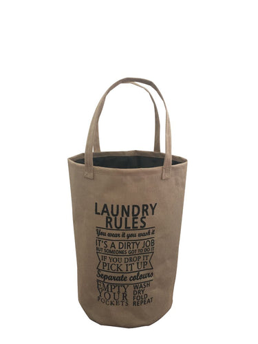 Laundry Carry Bag Natural**